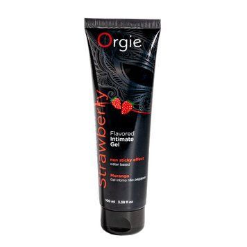 Лубрикант на водній основі Orgie Lube Tube Strawberry, 100 мл, зі смаком та ароматом полуниці SX1525 фото