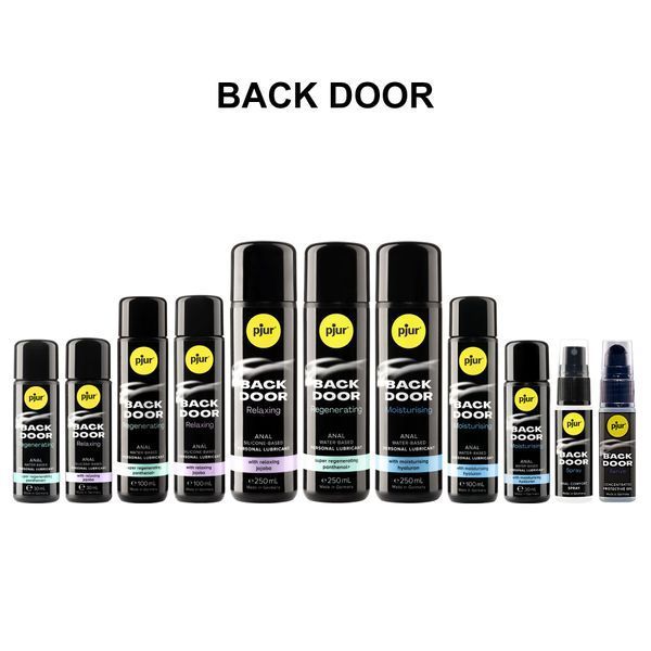 Анальна змазка pjur BACK DOOR Moisturising 100 мл, на водній основі, з гіалуроном, ефект силікону PJ11770 фото