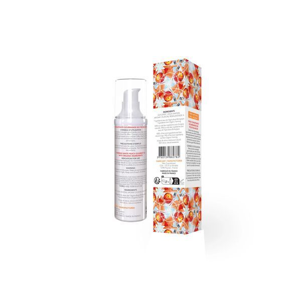 Їстівна масажна олія EXSENS Organic White Peach 50мл розігрівальна, без цукру та парабенів. SO2381 фото