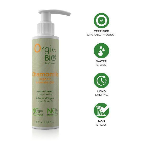 Лубрикант на водній основі Orgie &ndash; Bio Chamomile Organic Intimate Gel (100 мл), екстракт ромашки SX1534 фото
