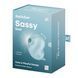 Вакуумний кліторальний стимулятор з вібрацією Satisfyer Sassy Seal, 2 незалежні мотори SX1210 фото 5