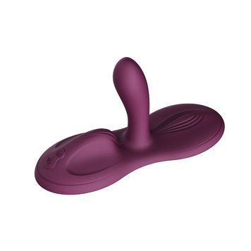 Sit-on-top смарт-вібратор Zalo &ndash; Flora Smart Vibrating Pad Velvet Purple, 9 моторів SX0716 фото