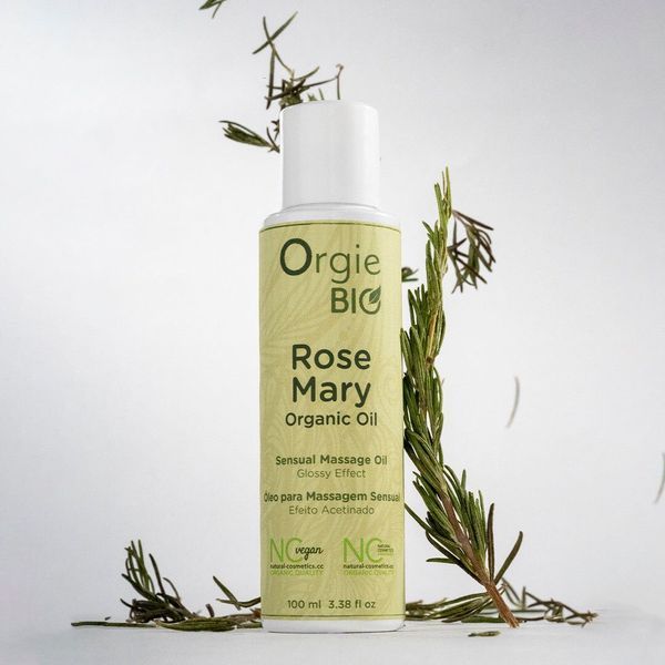 Масажна олія Orgie &ndash; Bio Rosemary Organic Oil (100 мл), органічна, веганська формула SX1535 фото