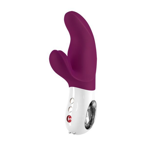 Вібратор-кролик Fun Factory MISS BI grape/white, 2 незалежні мотори, діаметр 4,2 см SX0945 фото
