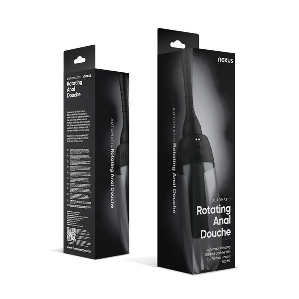 Автоматичний анальний душ Nexus Rotating Anal Douche, обертання на 360&deg;, пульт ДК SX3501 фото