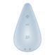 Вібратор для зовнішньої стимуляції Satisfyer Dew Drop Blue, 2 мотори, 12 режимів, м&rsquo;який корпус SX1211 фото 2