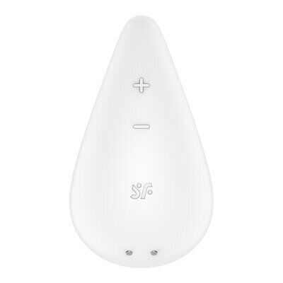 Вібратор для зовнішньої стимуляції Satisfyer Dew Drop White, 2 мотори, 12 режимів, м&rsquo;який корпус SX1212 фото