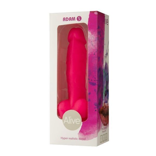 Фалоімітатор Alive Adam Pink S, двошаровий, діаметр 3,5 см AL20311 фото