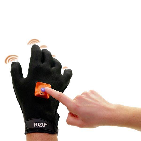 Віброрукавичка (права) FUZU Gloves Vibrating Massage Right Hand, 11 режимів SX2739 фото