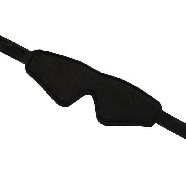 Маска на очі Liebe Seele Boudoir Amor Blindfold Black SX1666 фото