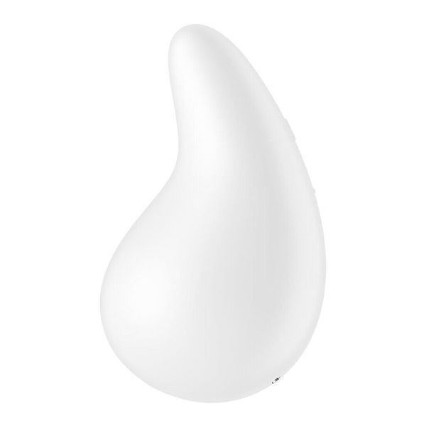 Вібратор для зовнішньої стимуляції Satisfyer Dew Drop White, 2 мотори, 12 режимів, м&rsquo;який корпус SX1212 фото