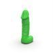 Свічка у вигляді члена Pure Bliss BIG Green 18 см SX1654 фото 3