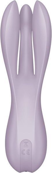 Кліторальний вібратор Satisfyer Threesome 2 Violet, 3 гнучкі пальчики, 3 мотори SX1213 фото
