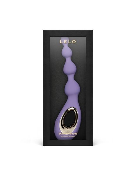 Анальне намисто з вібрацією LELO Soraya Beads Violet Dusk, різний діаметр намистин, 8 режимів SX3041 фото