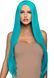 Перука Leg Avenue 33&Prime; Long straight center part wig turquoise SO8591 фото 1