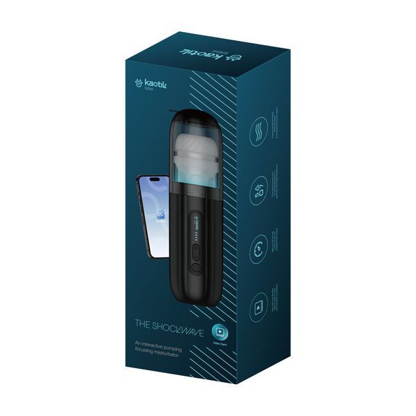 Смарт-мастурбатор Kaotik Labs The Shockwave, режим edging, імітація фрикцій SX3471 фото