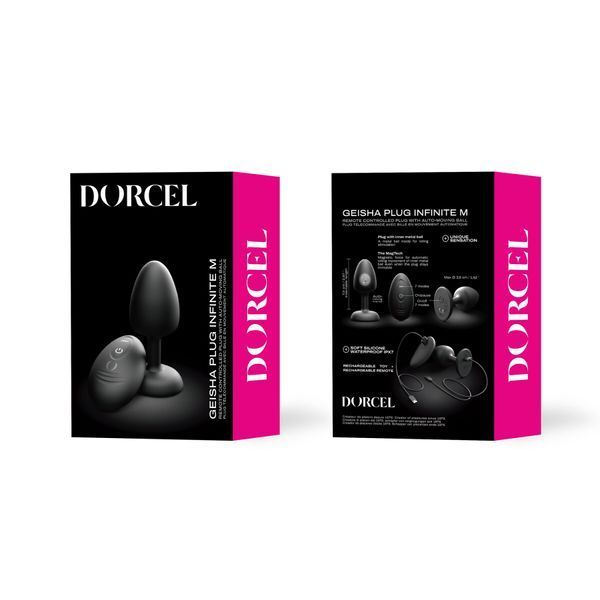 Анальна вібропробка Dorcel GEISHA PLUG INFINITE M SX1387 фото