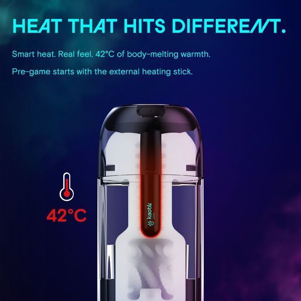 Смарт-мастурбатор Kaotik Labs The Cocoon, режим edging, пульсації, підігрів до 42 &deg;C SX3472 фото