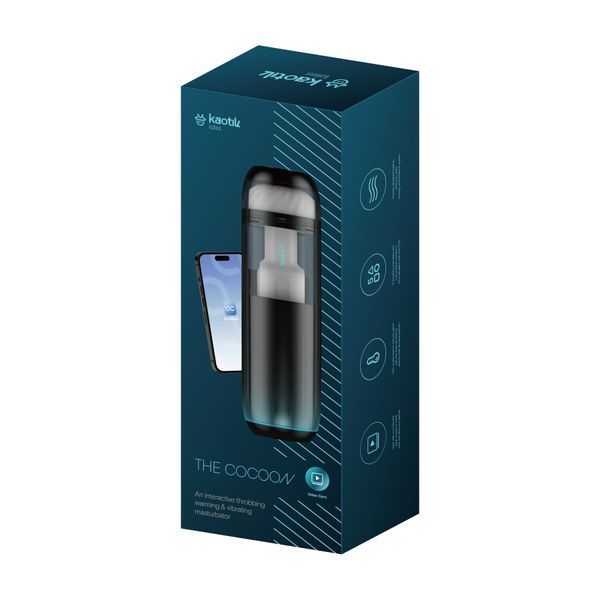 Смарт-мастурбатор Kaotik Labs The Cocoon, режим edging, пульсації, підігрів до 42 &deg;C SX3472 фото