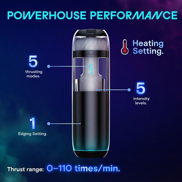 Смарт-мастурбатор Kaotik Labs The Cocoon, режим edging, пульсації, підігрів до 42 &deg;C SX3472 фото