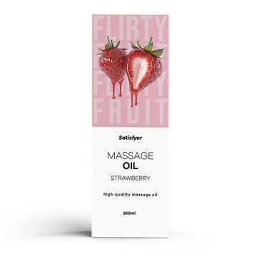 Масажна олія Satisfyer Massage Oil Strawberry 250 мл SX2709 фото