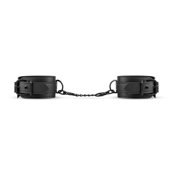 Наручники Bedroom Fantasies: Faux Leather Handcuffs One Size, чорні SO8803 фото
