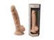 Фалоімітатор SilexD Tomas Flesh (MODEL 1 size 9in), двошаровий, силікон + Silexpan, діаметр 4,9см SO2388 фото 8