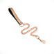 Широкий нашийник з повідцем Liebe Seele Rose Gold Memory Collar with Leash, натуральна шкіра SO9494 фото 4