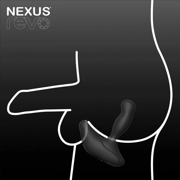 Смарт-масажер простати Nexus Revo Stealth with APP, вібрація+ротація, пульт ДУ, до 10 годин роботи SX2419 фото