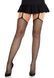 Колготки-панчохи Leg Avenue Backseam Net Stockings з поясом для панчіх, один розмір, чорні SX2761 фото 7