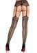 Колготки-панчохи Leg Avenue Backseam Net Stockings з поясом для панчіх, один розмір, чорні SX2761 фото 3