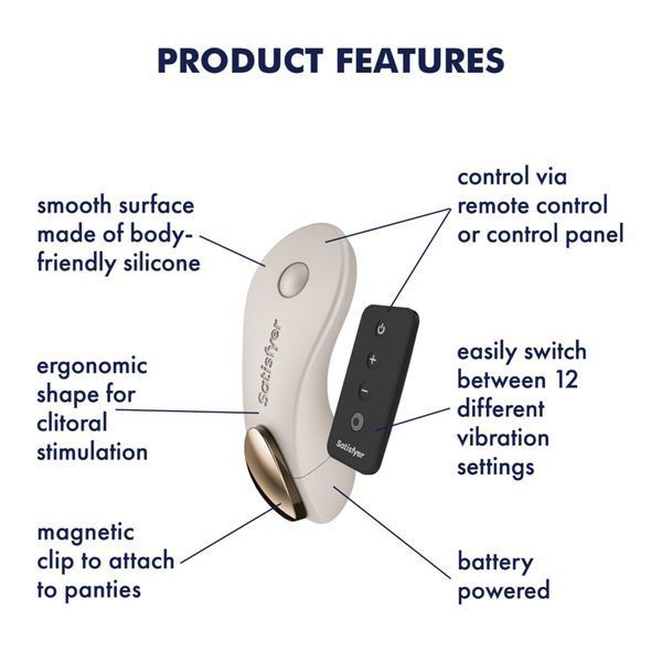 Вібратор у трусики Satisfyer Little Secret Battery Series з пультом ДК SX3839 фото
