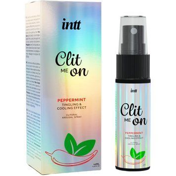 Збуджувальний спрей для клітора Intt Clit Me On Peppermint Cooling Effect 12мл охолоджувальний ефект SO8392 фото