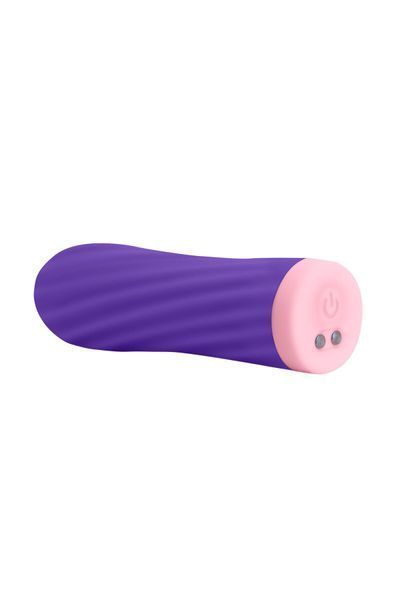 Віброкуля S Pleasures Bullets Twist & Shout Purple, фіолетова, ребриста поверхня, 10 режимів SX1606 фото