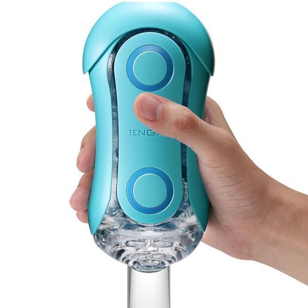Мастурбатор Tenga Flip Orb &mdash; Ocean Blue, з можливістю зміни тиску та стимулювальними кульками всередині SX1330 фото