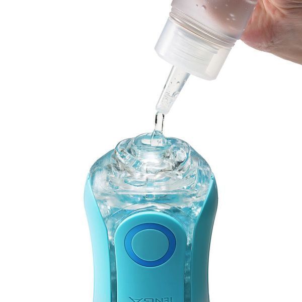 Мастурбатор Tenga Flip Orb &mdash; Ocean Blue, з можливістю зміни тиску та стимулювальними кульками всередині SX1330 фото