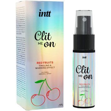 Збуджувальний спрей для клітора Intt Clit Me On Red Fruits Warming Effect 12мл зігріваючий ефект SO8393 фото