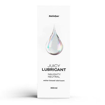Лубрикант на водній основі Satisfyer Juicy Lubricant Naughty Neutral water based 300 мл SX2713 фото