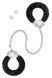 Поножі Fetish Tentation Adjustable metal and fur ankle cuffs SX1088 фото 1