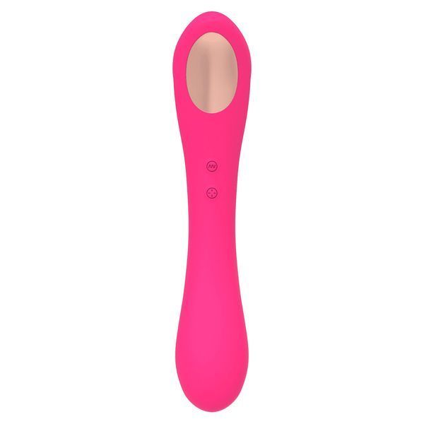 Вібратор та вакуумний кліторальний стимулятор 2-в-1 Alive Quiver Magenta Pink  SO6017 фото