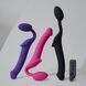 Безремінний страпон з вібрацією Strap-On-Me Vibrating Fuchsia L, діаметр 3,7см, пульт ДК, регульований SX2572 фото 9
