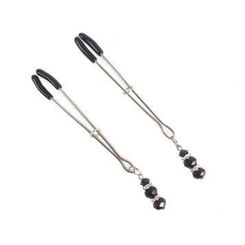 Затискач для сосків Art of Sex - Nipple Clamps Lovely Black SO5860 фото