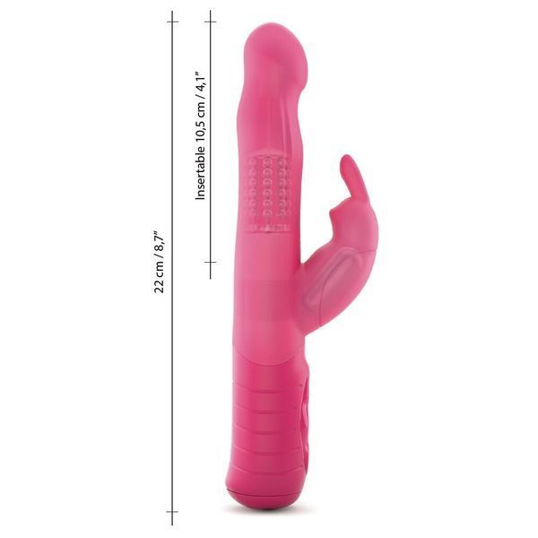 Вібратор-кролик Dorcel Baby Rabbit Magenta 2.0 з перлинним масажем і головкою, що обертається SO8680 фото