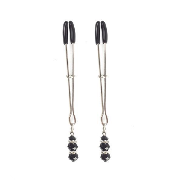 Затискач для сосків Art of Sex - Nipple Clamps Lovely Black SO5860 фото