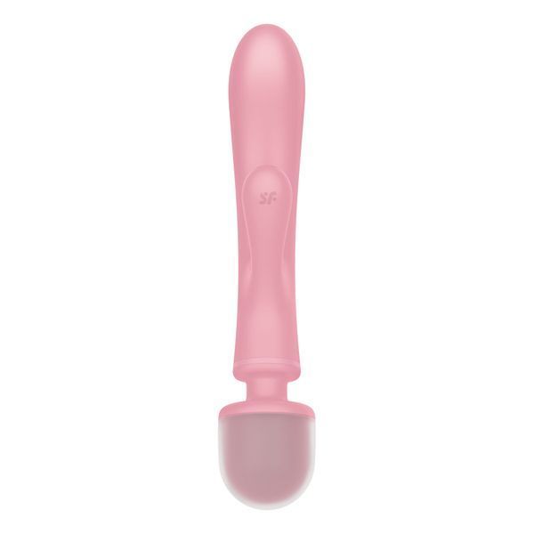 Вібратор-кролик з вібромасажером Satisfyer Triple Lover Pink, 3 мотори SO8790 фото