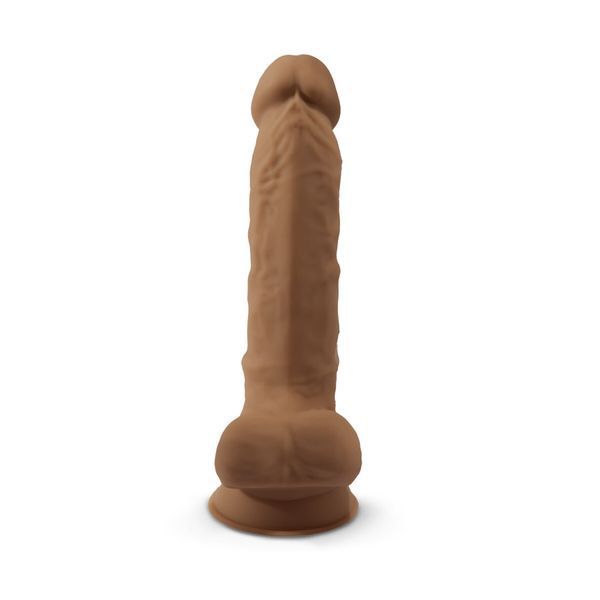Фалоімітатор SilexD Johnny Caramel (MODEL 1 size 7in), двошаровий, силікон + Silexpan, діаметр 3,8см SO3835 фото
