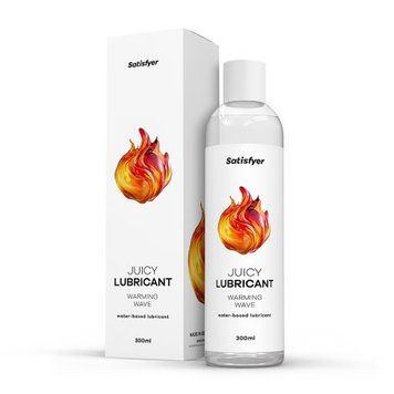 Лубрикант на водній основі Satisfyer Juicy Lubricant Warm Wave water based 300 мл SX2715 фото