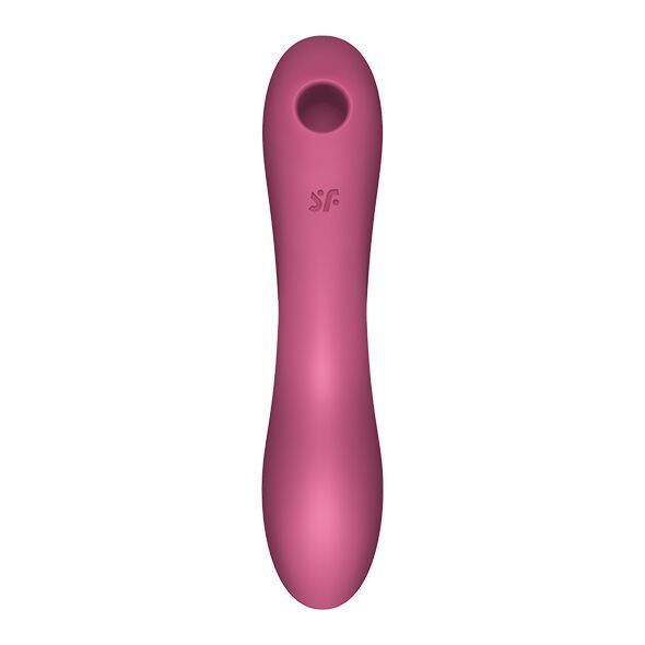 Вакуумний стимулятор із вібрацією Satisfyer Curvy Trinity 3 Red SO6117 фото