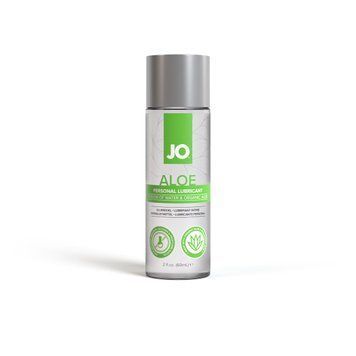 Змазка на водній основі JO H2O Organic Aloe (60 мл), зволожувальний та заспокійливий ефект SX0721 фото