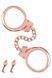 Наручники Fetish Tentation Premium Chick wrist cuffs in rose-gold metal SX1091 фото 1